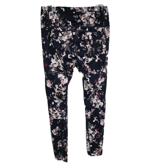 Athleta Women's Tights Small Challenge Bloom 7/8 Midnight Madness 385448-00 - Picture 2 of 11